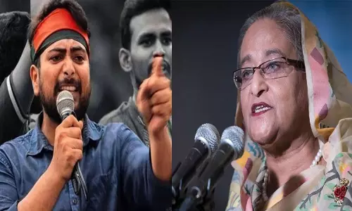 26-year-old student of Dhaka University Nahid Islam responsible for the Bangladesh coup Leader of the movement Sheikh Hasina Wazed Who is Nahid Islam