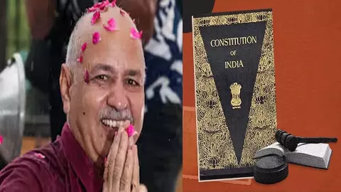 Manish Sisodia released from Tihar after 17 months, said- put in jail due to dictatorship, saved by the Constitution Manish Sisodia released from Tihar after 17 months, said- put in jail due to dictatorship, saved by the Constitution