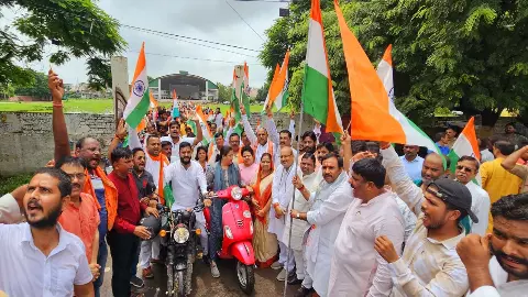 Bhajyumao Regional The President flagged off the Tiranga Yatra, saying- The national flag is a symbol of unity Bhajyumao Regional The President flagged off the Tiranga Yatra, saying- The national flag is a symbol of unity