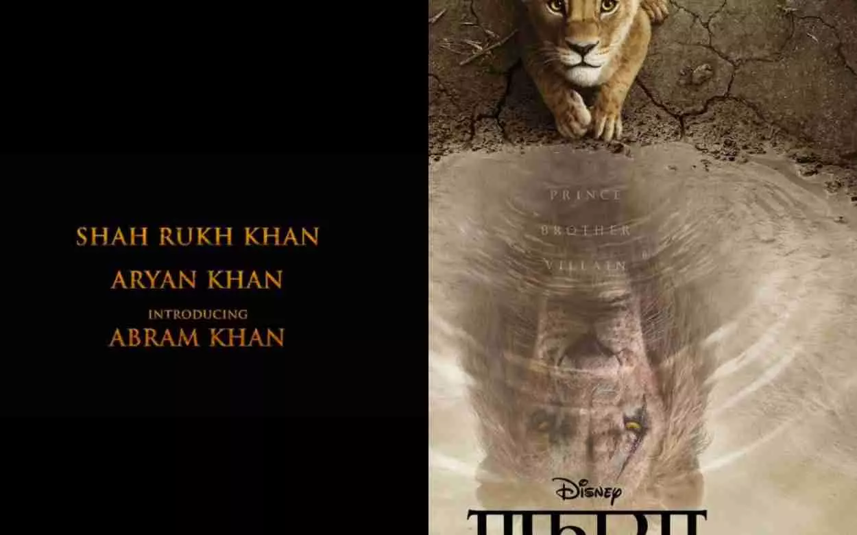 Shahrukh Khan Aryan Khan Abram Khan Mufasa The Lion King Trailer Review