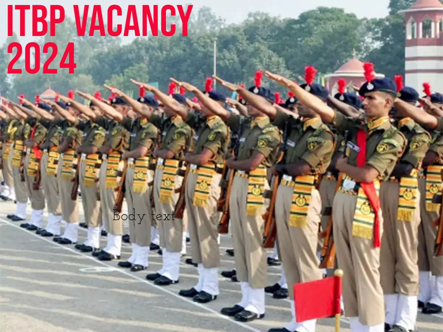 ITBP VACANCY 2024: ITBP में कॉन्स्टेबल पदों के लिए निकली नौकरियां, सैलरी ग्रेड 69,000 प्रतिमाह तक