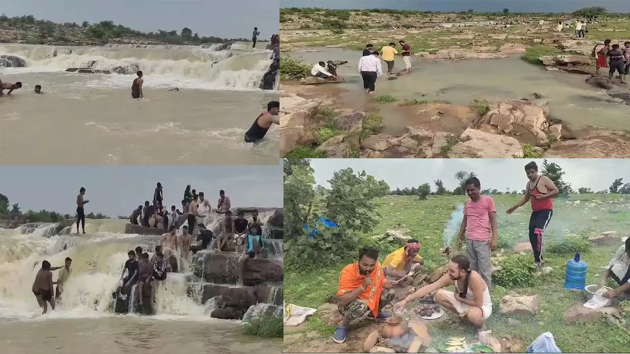 Due to rain on Kushiyara waterfall After this, tourists started coming