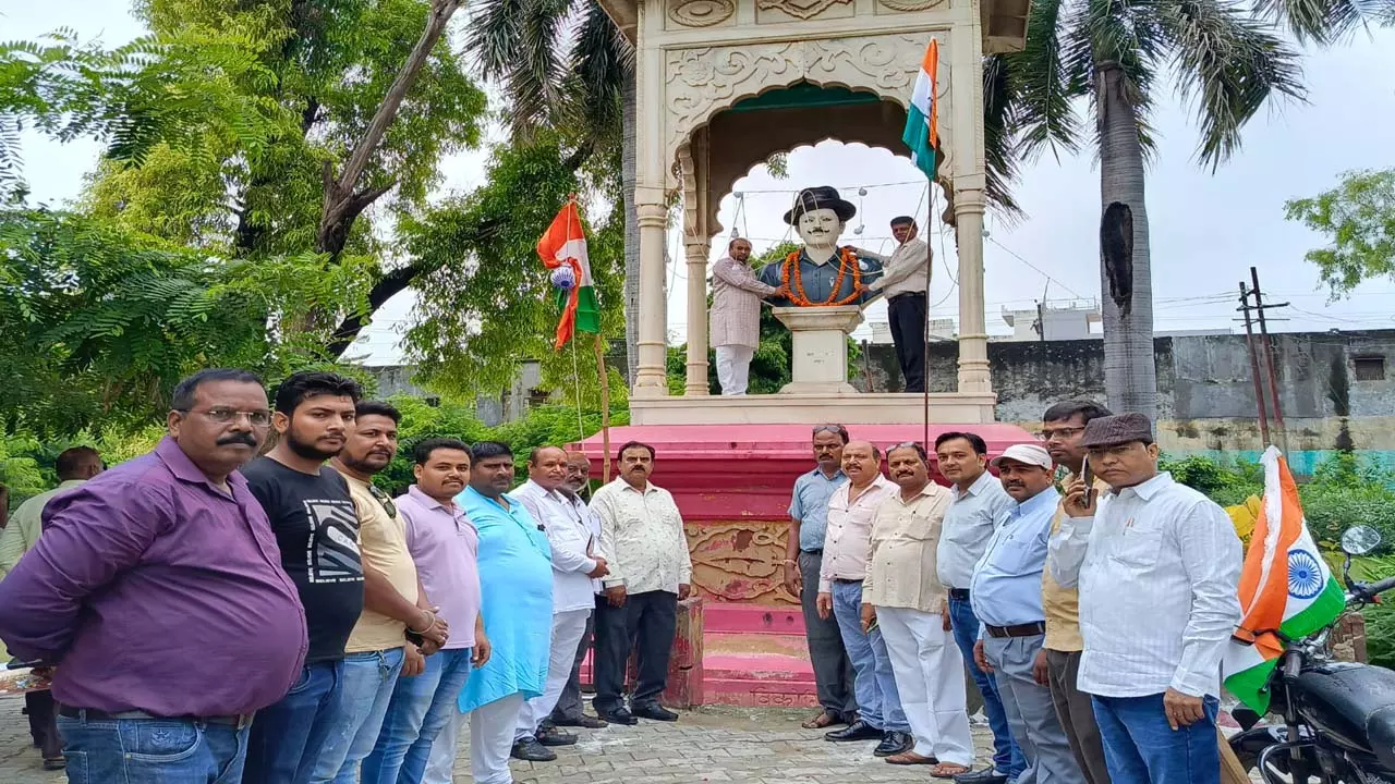 78th Independence Day celebrated with pomp , Journalists hoisted the flag