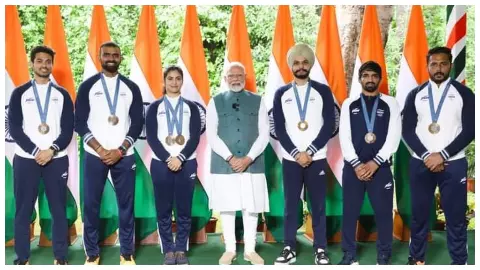 PM Modi Meet Olympic Athletes