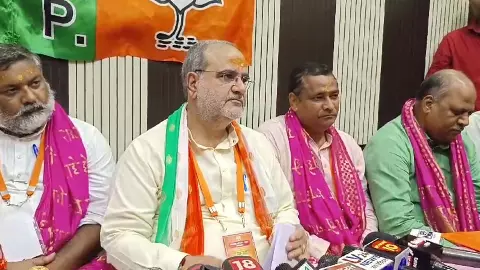 BJP Membership campaign: State president Bhupendra Chaudhary hit back at Congress leader, reminded him of partys agenda