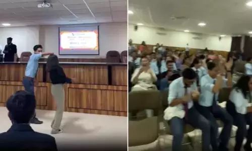 Viral video: ऐसा क्या कर रहे ये जूनियर-सीनियर कि तीन करोड़ से अधिक लोगों ने देखा ये वीडियो, आप भी देंखे