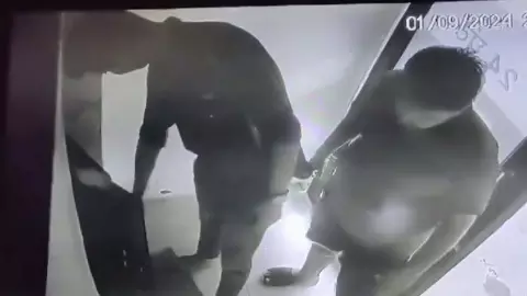 Thieves installed a device in ATM and stole money, CCTV footage revealed