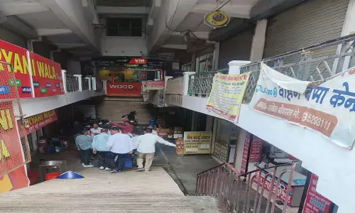 Gorakhpur Development Authority (GDA) sealed the basement of three buildings