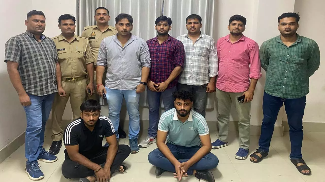 Two wanted criminals arrested, were absconding in the case of firing near IIMt Academy