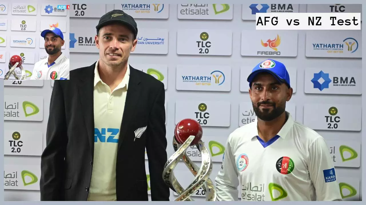 Afghanistan Vs New Zealand test match