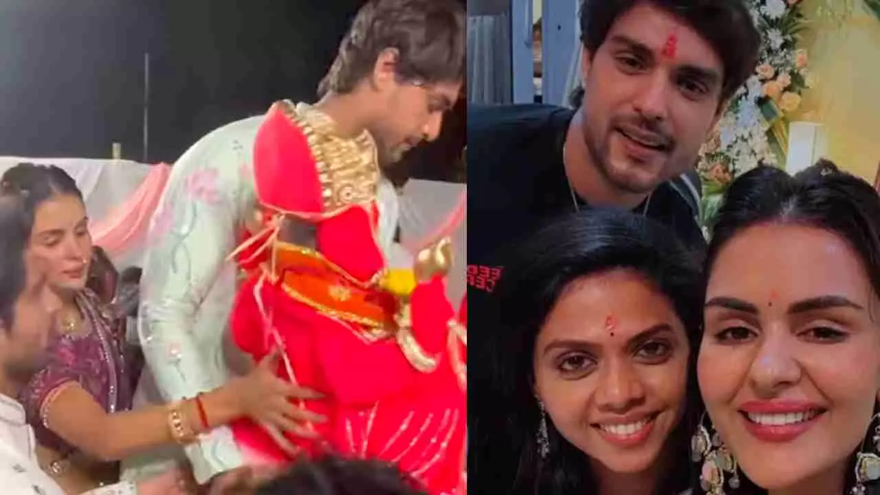 Priyanka Chahar Choudhary Ankit Gupta Ganpati Visarjan Video