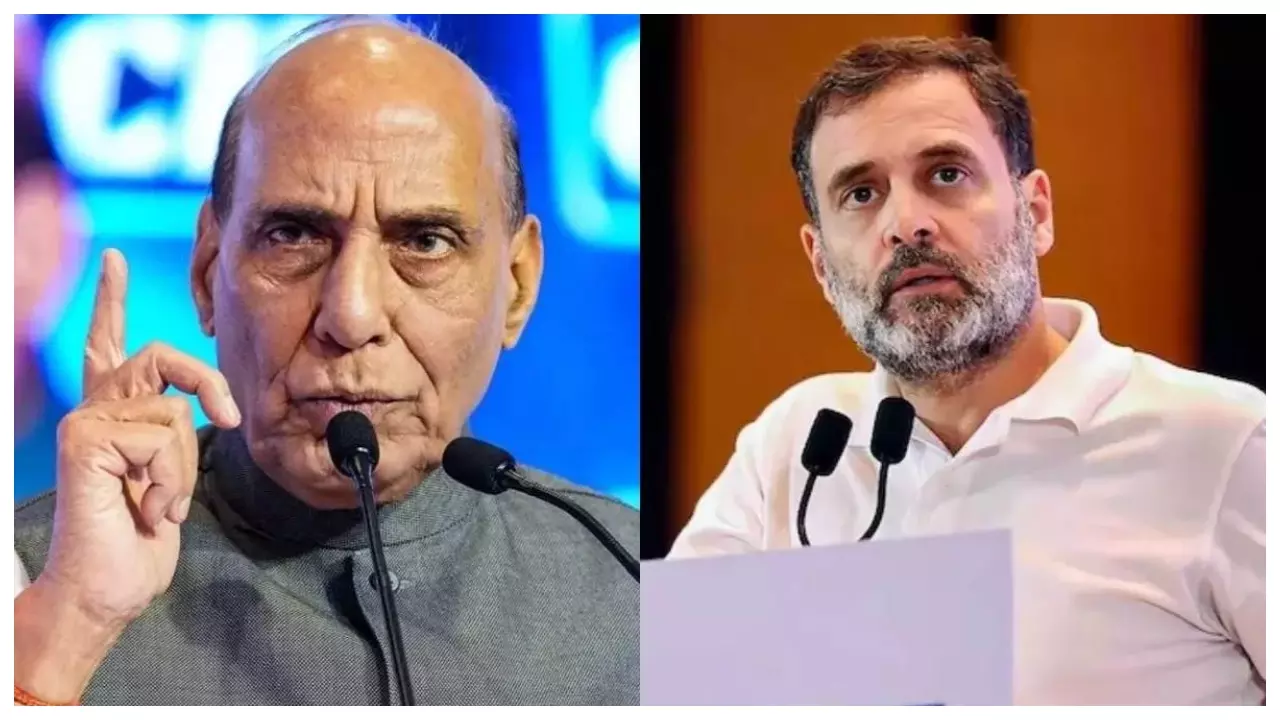 Rajnath Singh attacks Rahul Gandhi