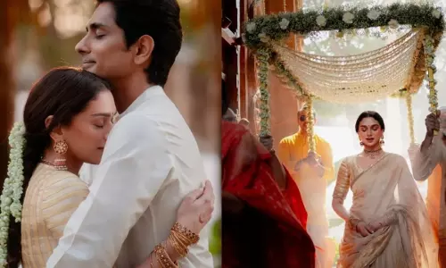 Aditi Rao Hydari Wedding Look: सबसे अलग रहा अदिति राव हैदरी का ब्राइडल लुक, सिंपल से लहंगे में लगीं अप्सरा