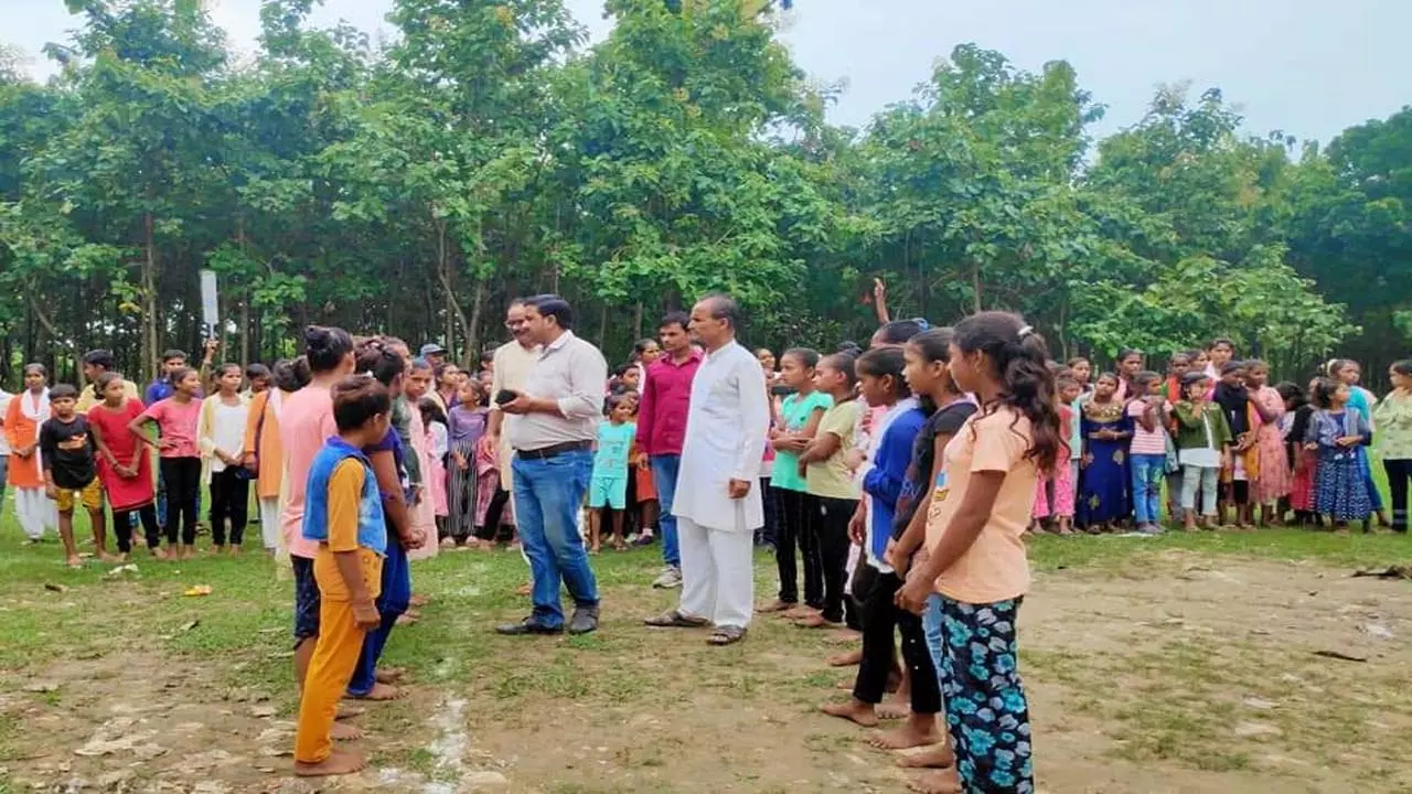 Ekla Vidyalaya Abhyudaya Sports Competition inaugurated in Balrampur