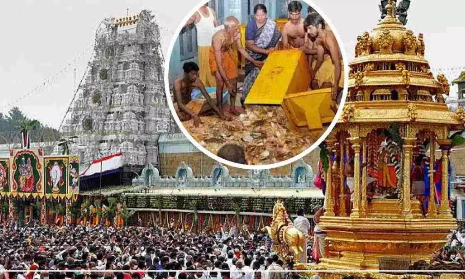 Tirupati laddu controversy : तिरुपति मंदिर के प्रसाद में जानवरों की चर्बी..! CM नायडू का दावा हैरान करने वाला, जानें क्या है पूरा मामला… 5 1797541 befunky collage 17