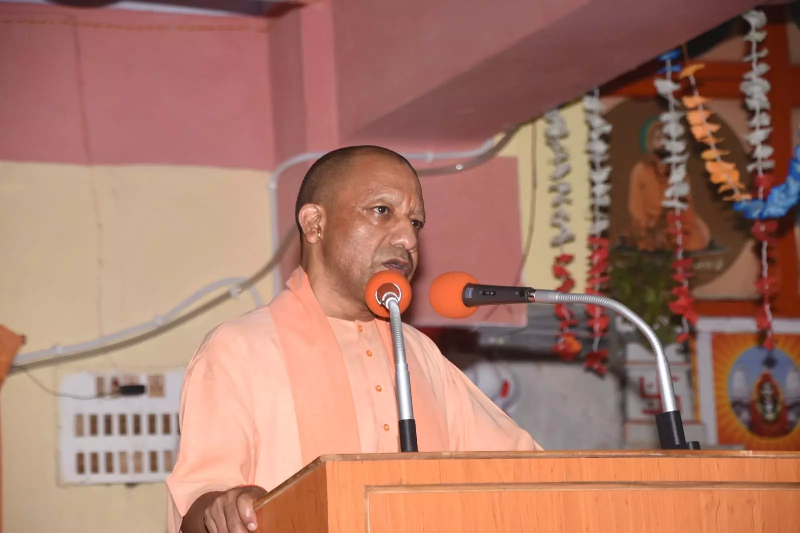 Gorakhpeethadhiswar Yogi Adityanath speaking at the conclusion of the story in Gorakhnath temple