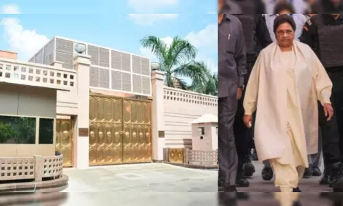 Mayawati Bungalow Photos: करोड़ों में तैयार हुआ मायावती का गुलाबी महल, तस्वीरें देखते ही हो जाएंगे भौचक्के