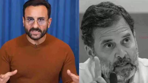 Devara Movie Actor Saif Ali Khan On Rahul Gandhi Video Viral