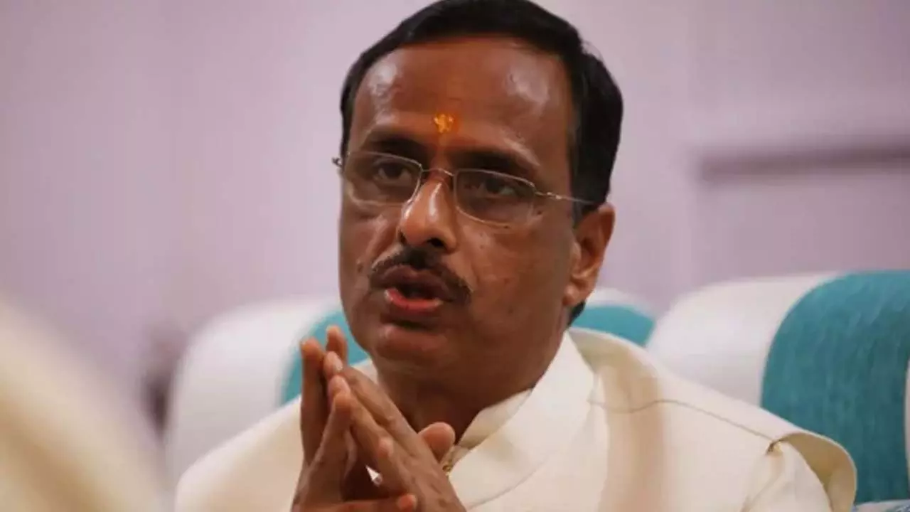 Dr Dinesh Sharma Gave a statement on the opposition, said that he is hurt by the action taken against his criminal business partners