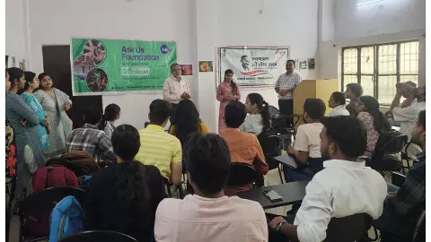 Lucknow University: प्रो. मुकुल ने स्वच्छता रखने का दिया संदेश, छात्रों को  दिलायी स्वच्छता की शपथ