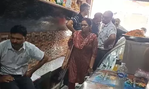 The Food Department took samples of sweets during a raid led by SDM Jyoti Singh