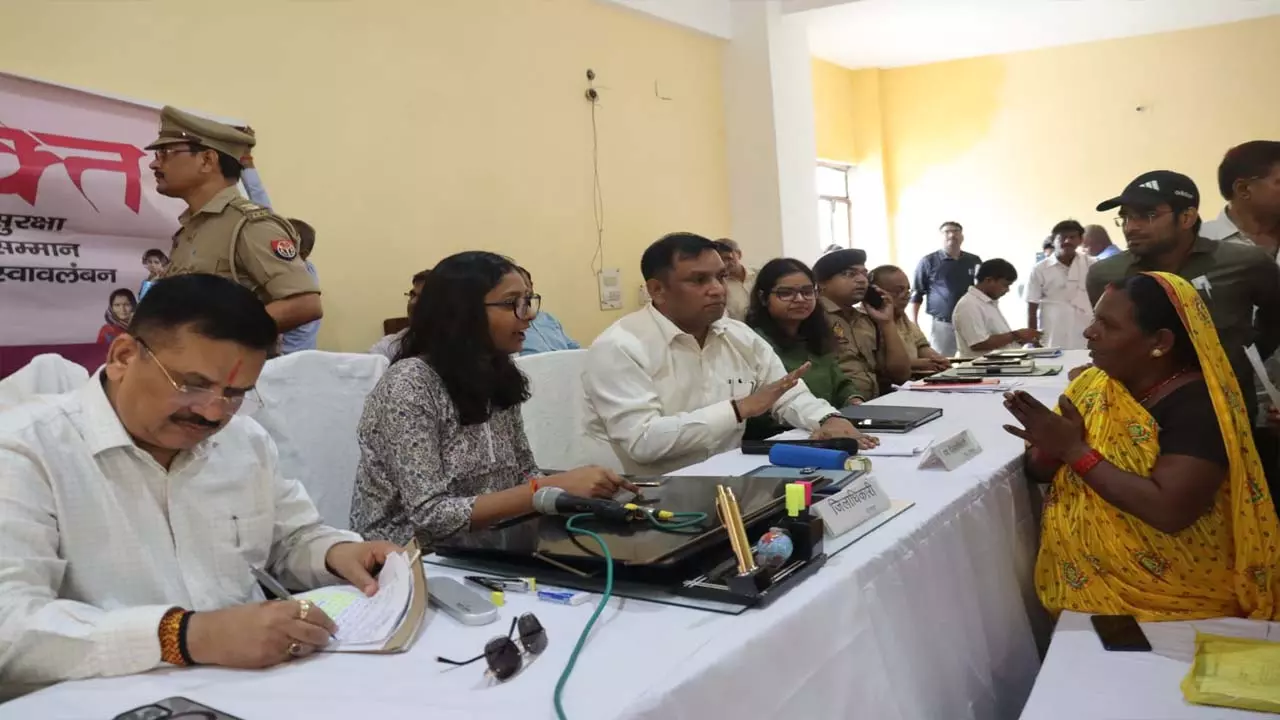 Becoming the District Magistrate for a day, Sejal Gupta conducted hearing on Sampoorna Samadhan Diwas