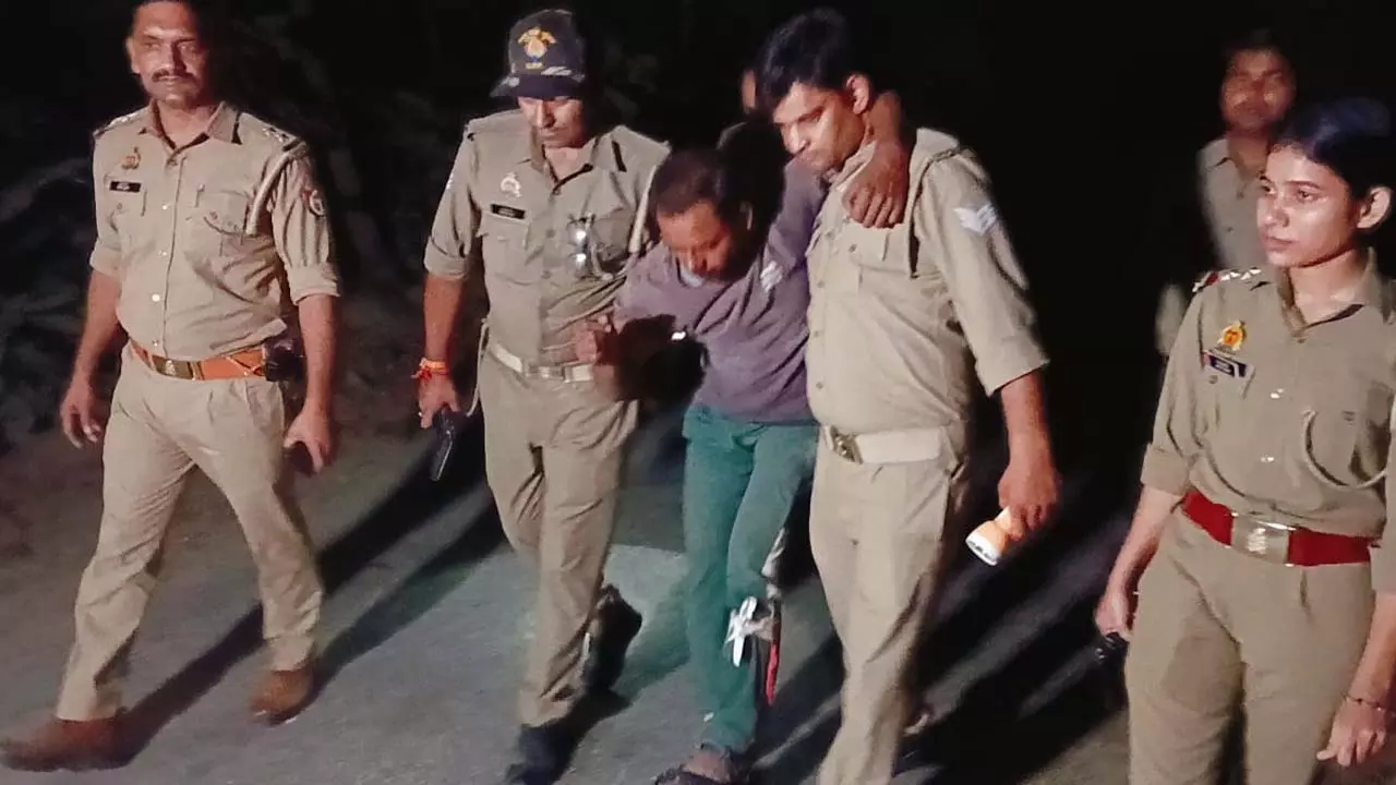 Police killed the rape accused during an encounter Caught, shot in the leg