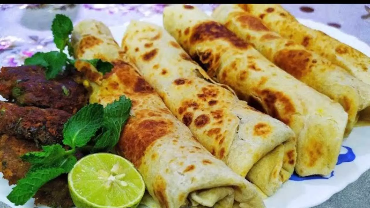 Lucknow Best Veg Kabab Paratha