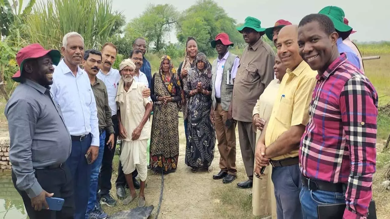 Head of Delegation Uganda praised the Haveli structure built for rainwater conservation