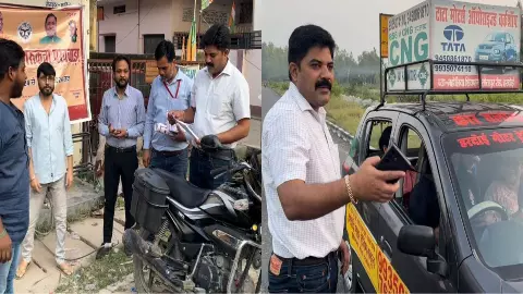Sub-divisional Transport Department inspected pollution centers, made vehicle owners aware