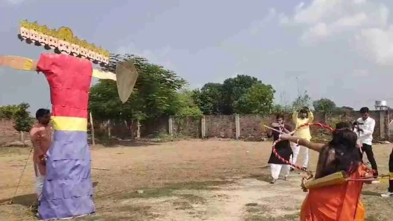 Dussehra celebration Azamgarh