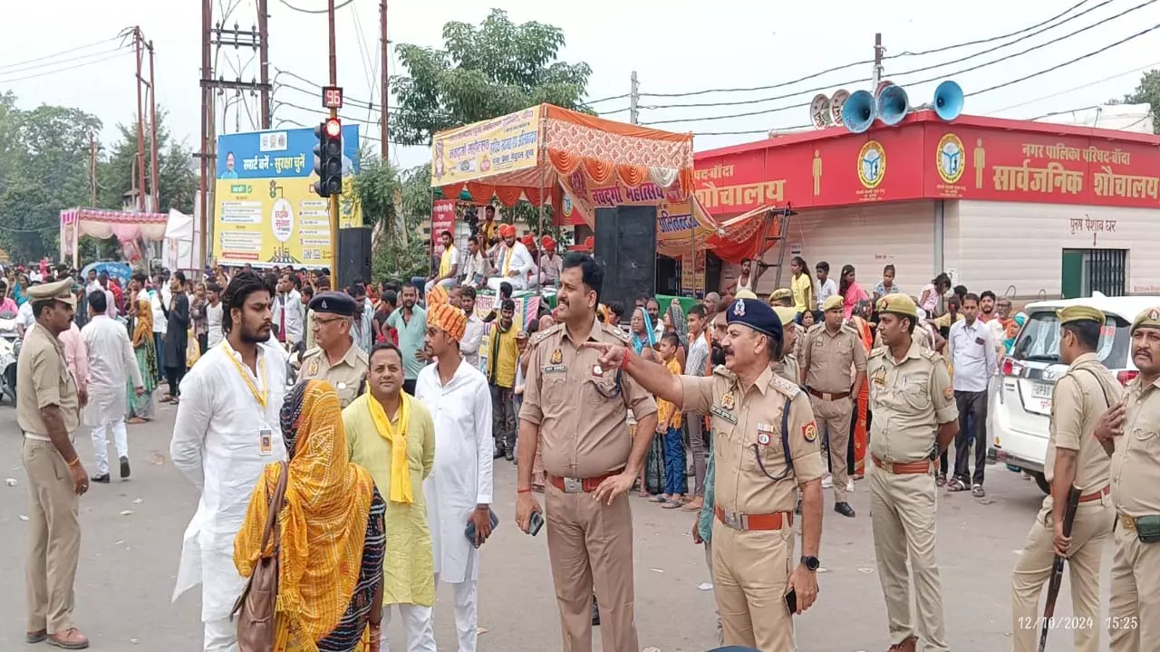 SP and ASP made security arrangements at the idol immersion site monitored by drone