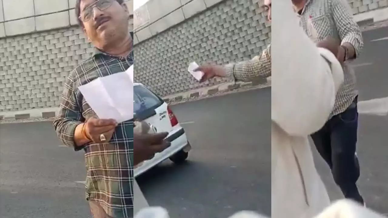 Video of Lekhpal taking bribe of ten thousand rupees goes viral, SDM suspends him