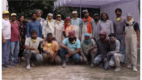 Lucknow News: शैल उत्सव का पांचवां दिन, मूर्तिकारों ने पत्थर पर दिखाई कला
