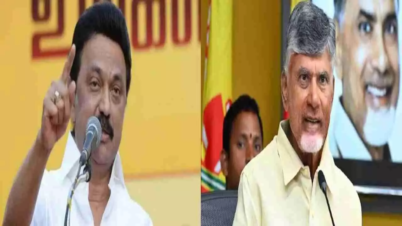 CM Stalin, Chandrababu Naidu