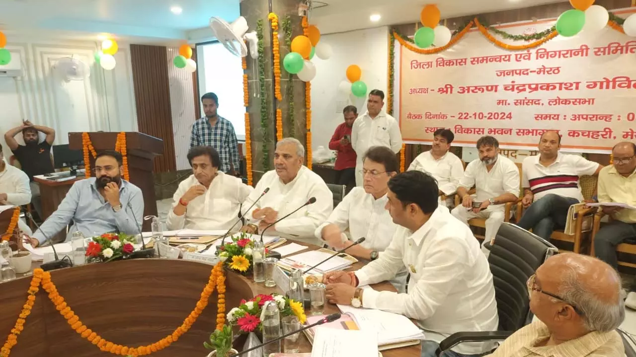 MP Arun Govil spoke in Disha meeting, said- public welfare schemes should be taken to the beneficiaries