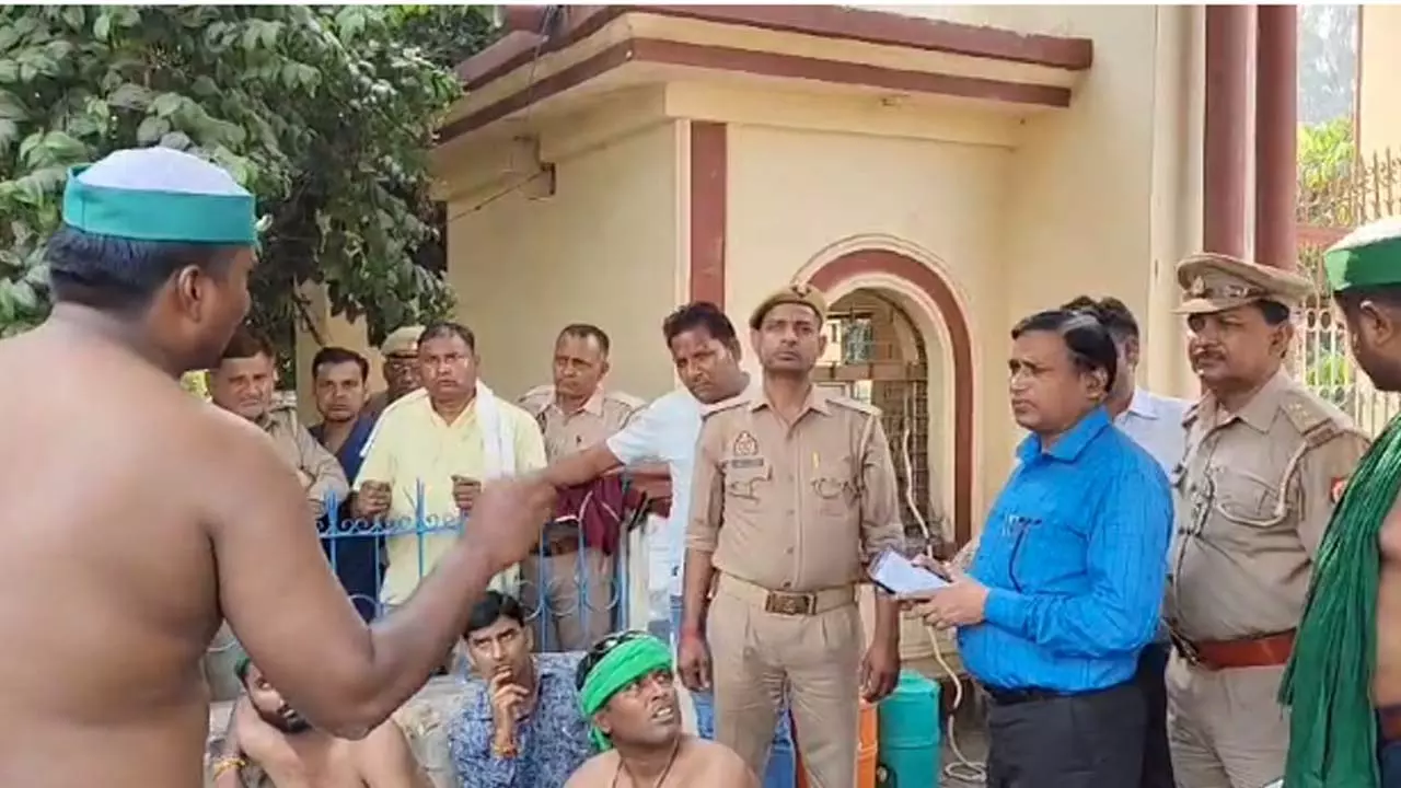 National President of Bhakiyu Mahashakti on hunger strike to solve the problems of farmers