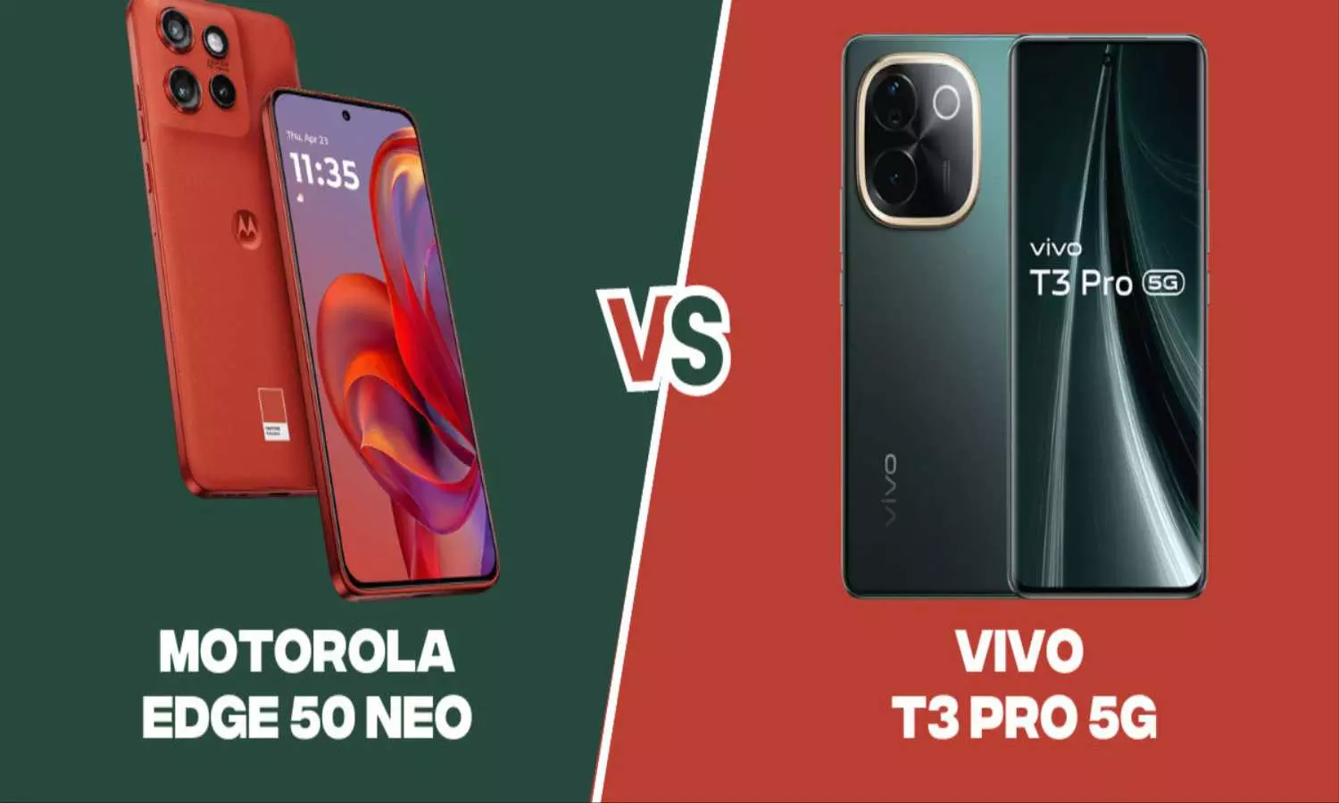 Motorola Edge 50 Neo vs Vivo T3 Pro Review, Motorola Edge 50 Neo Price, Vivo T3 Pro Price, Tech News, Technology