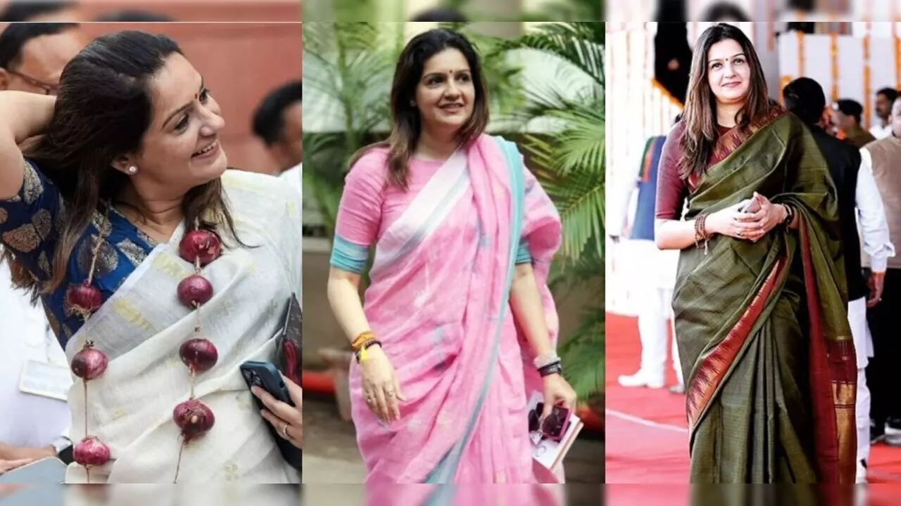 Priyanka Chaturvedi Saree Look: साड़ी में बेहद हसीन लगती हैं शिवसेना सांसद प्रियंका चतुर्वेदी, यहां देखें खूबसूरत लुक्स