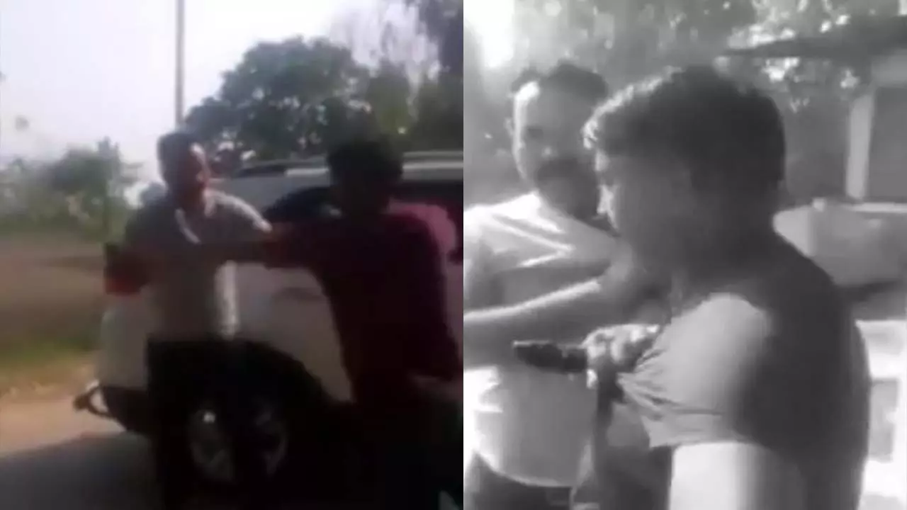 Bullies beat up a policeman, video of the fight surfaced