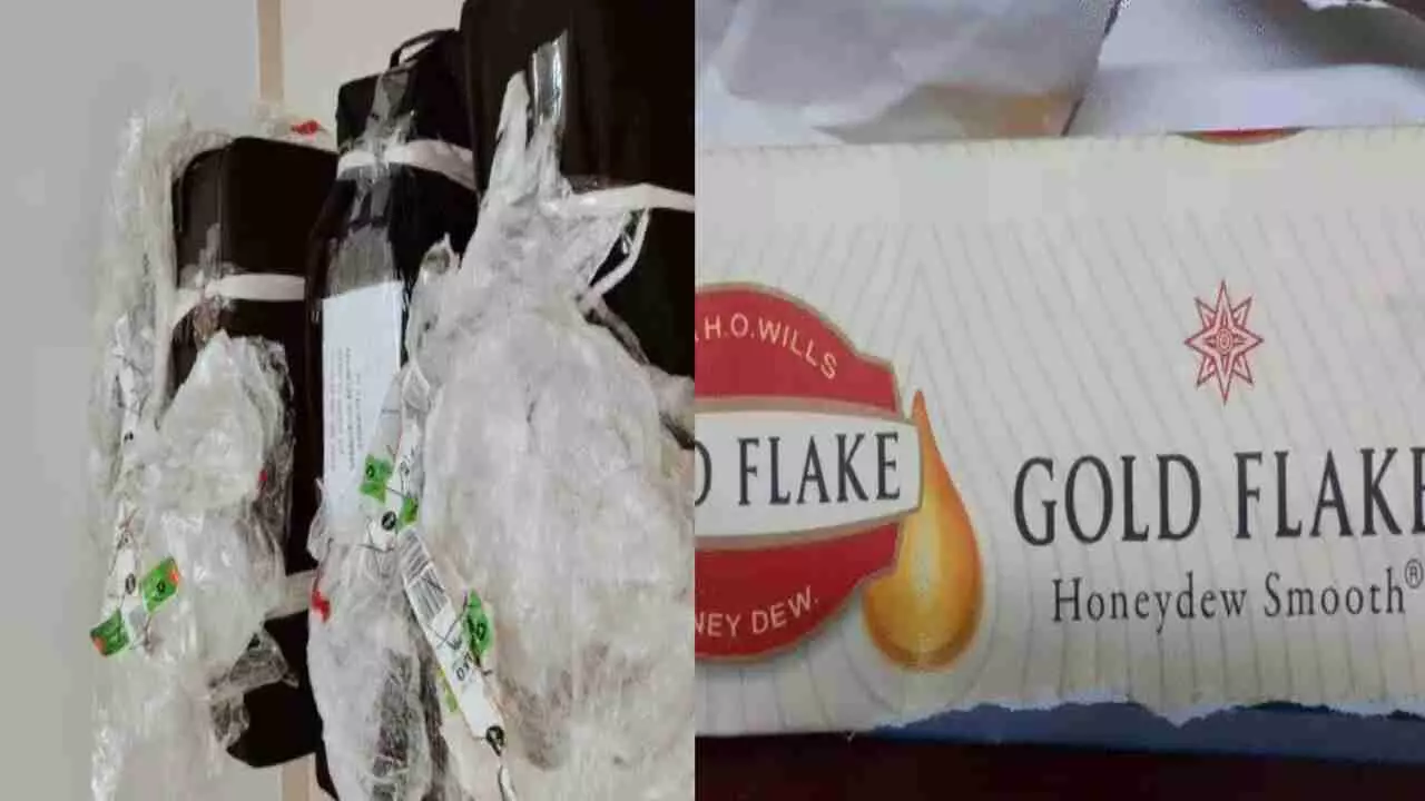 Fake Gold Flake cigarettes caught