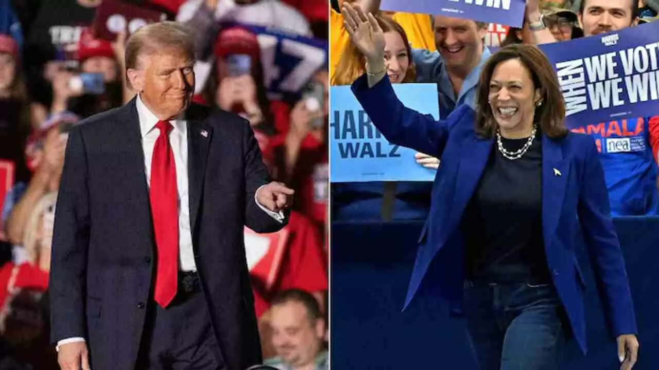 Donald Trump, Kamala Harris