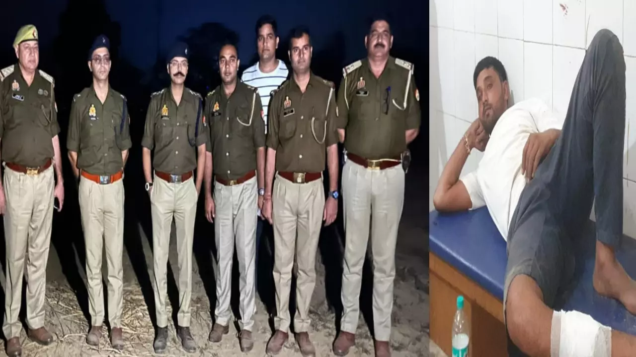 Bulandshahr News: पुलिस मुठभेड़ में 15,000 का इनामी गौरव हुआ लंगड़ा