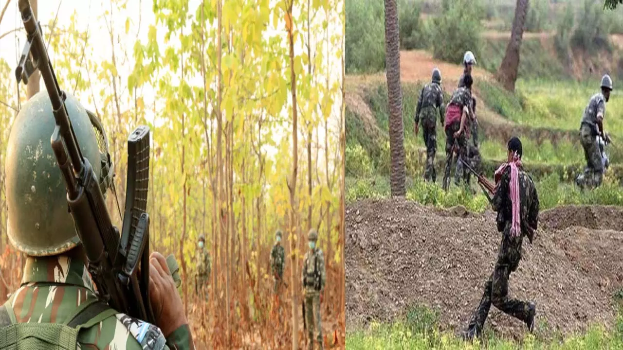 Two Naxalites killed in an encounter with security forces in Bijapur, Chhattisgarh