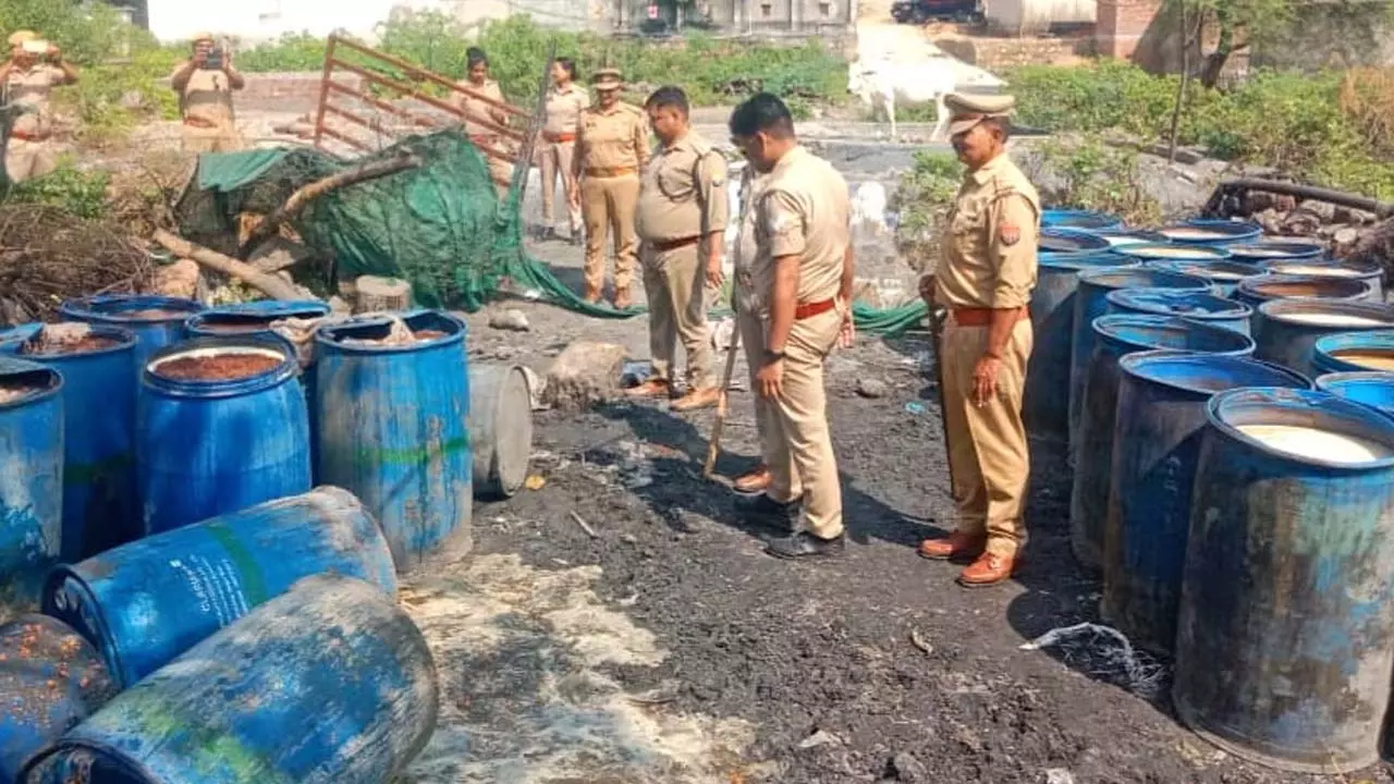 Excise and Police department team raided 229 places of illegal liquor manufacturing