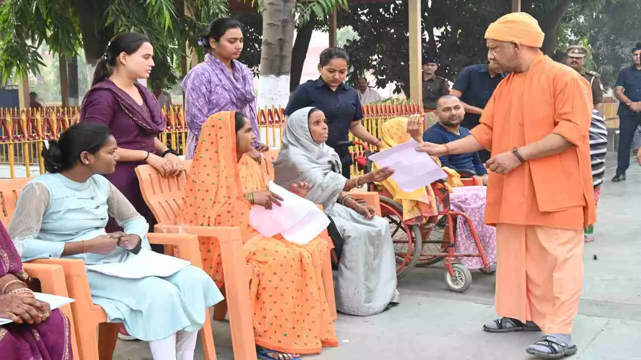 CM Yogi Janta darshan CM Yogi Janta darshan