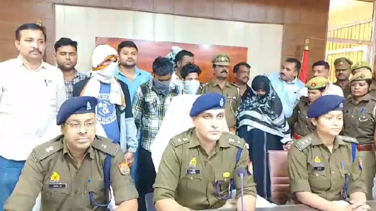 Unnao News: अधिवक्ता के घर लूट का 48 घंटे में लूट का खुलासा, सभी सात आरोपी गिरफ्तार