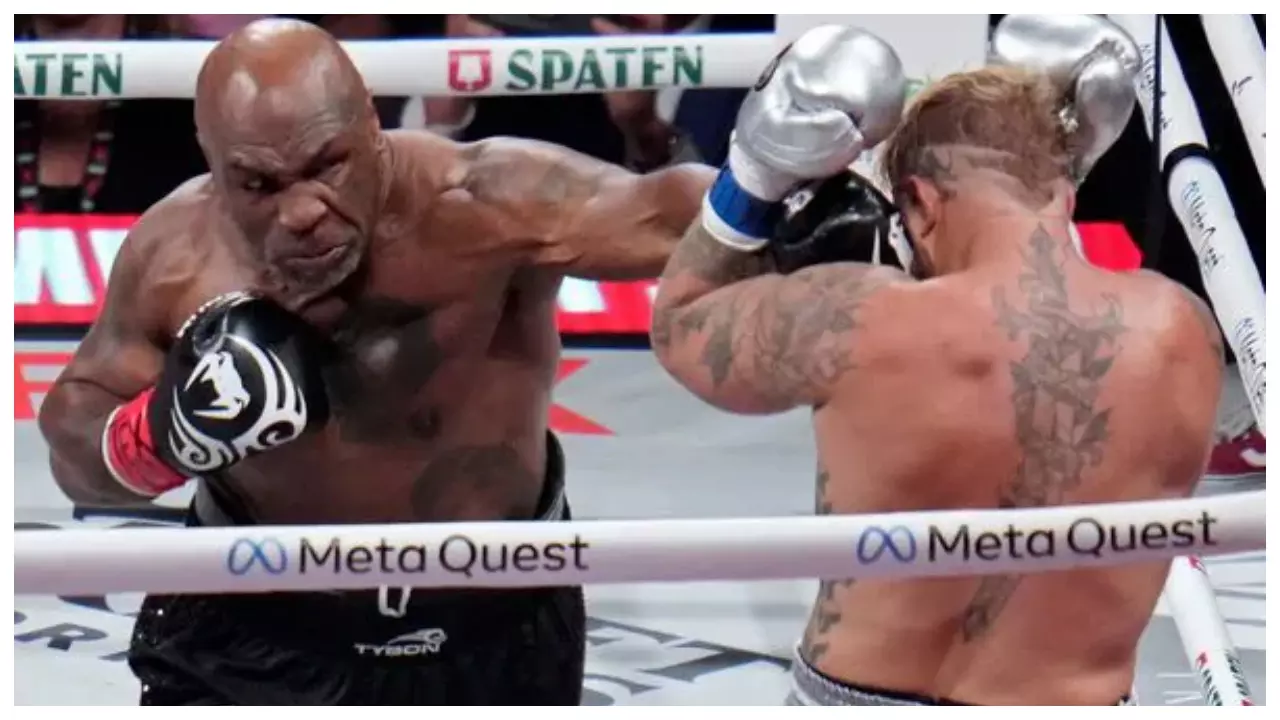 Mike Tyson loses to Jake Paul ( Pic- Social- Media)