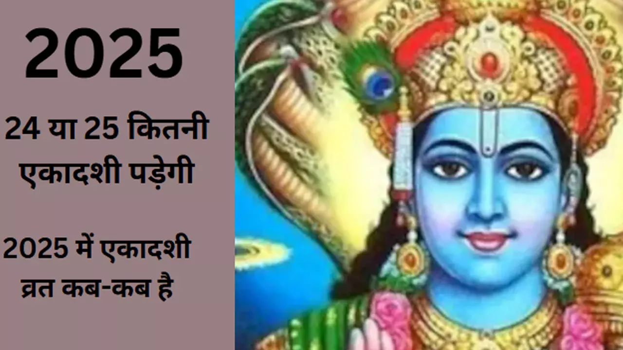 Ekadashi 2025 List Kab Kab Hai: 24 या 25 कितनी एकादशी पड़ेगी, जानिए 2025 में  शुक्ल और कृष्ण पक्ष की एकादशियों की पूरी डिटेल्स