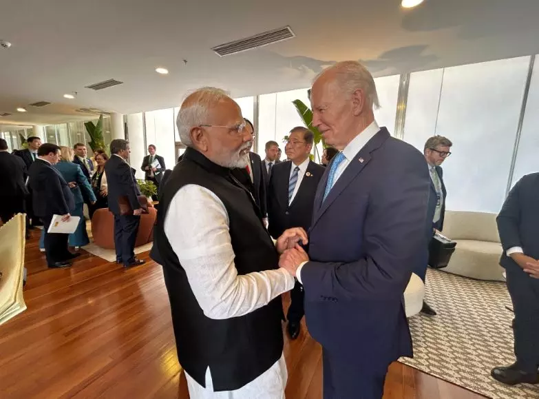 Rio G20 Summit: पीएम मोदी से मिले अमिरेकी राष्ट्रपति जो बाईडेन, ब्राजील में जी-20 मीटिंग के दौरान हुई मुलाकात